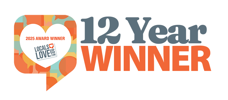 2025 Locals Love Us 12 Year Winner