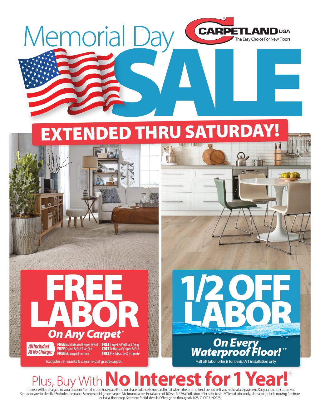 Memorial Day Sale -- EXTENDED THRU SATURDAY!