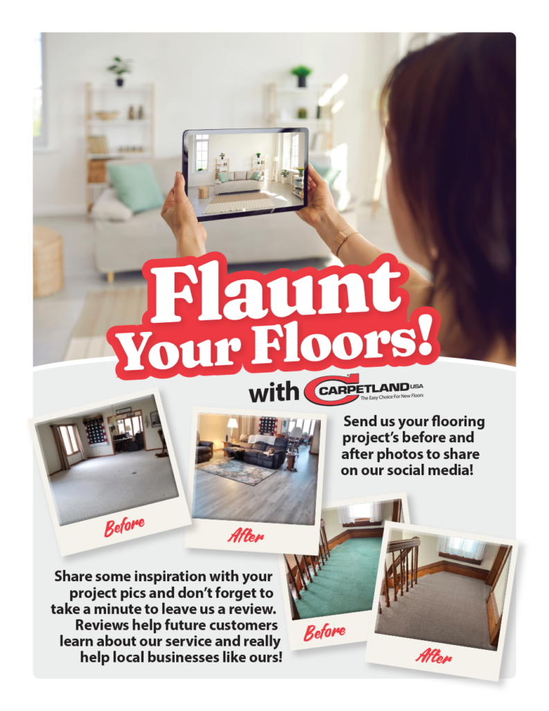 flaunt your floors flyer