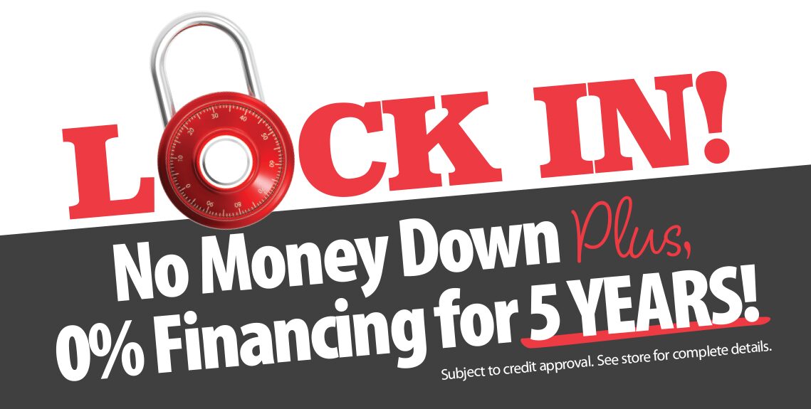 Lock In 0% Financing!