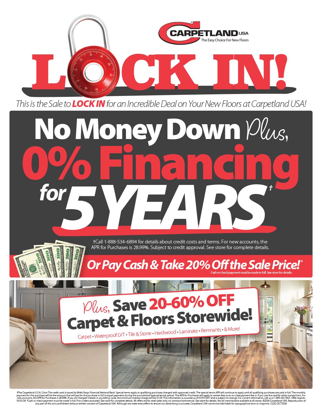 Lock-In 0% Financing For 5 Years!