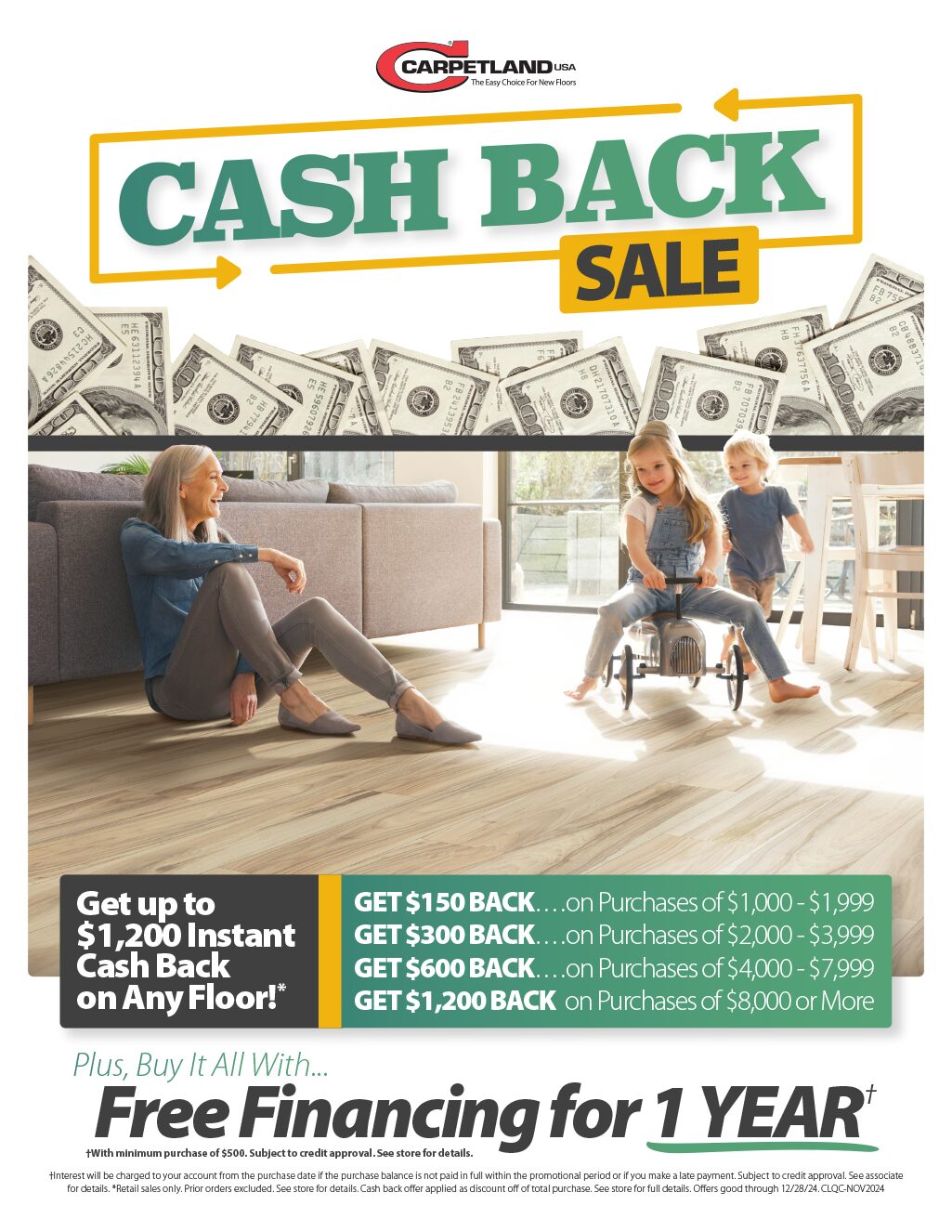 Cash Back Sale!