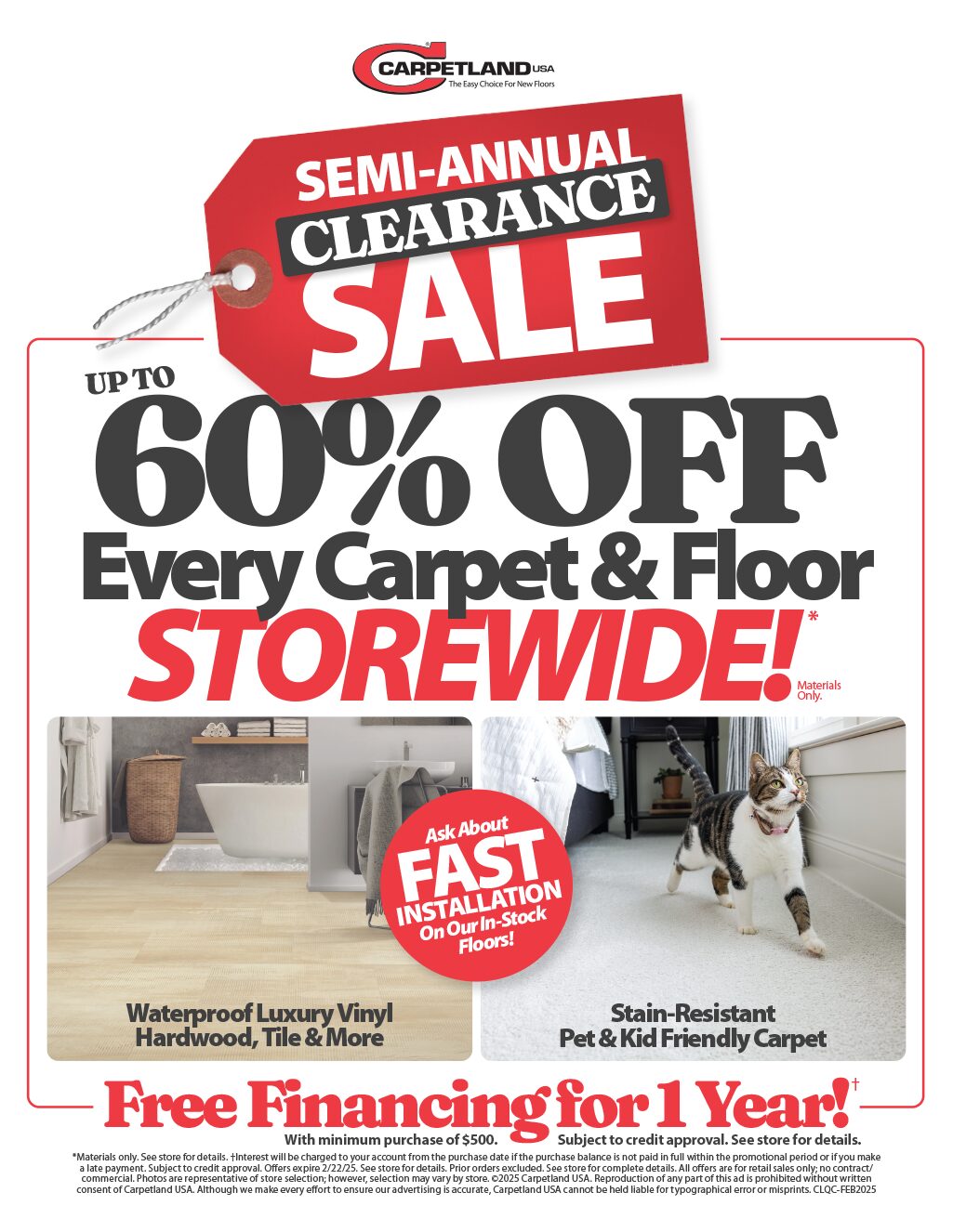 Semi-Annual Clearance Sale Flyer