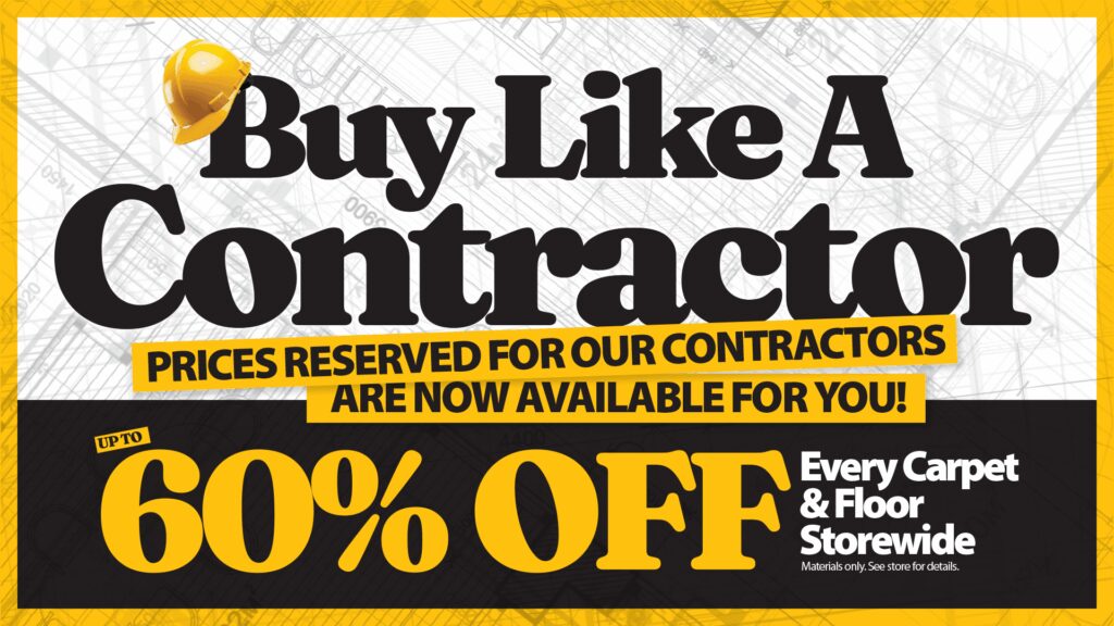 Buy Like A Contractor!