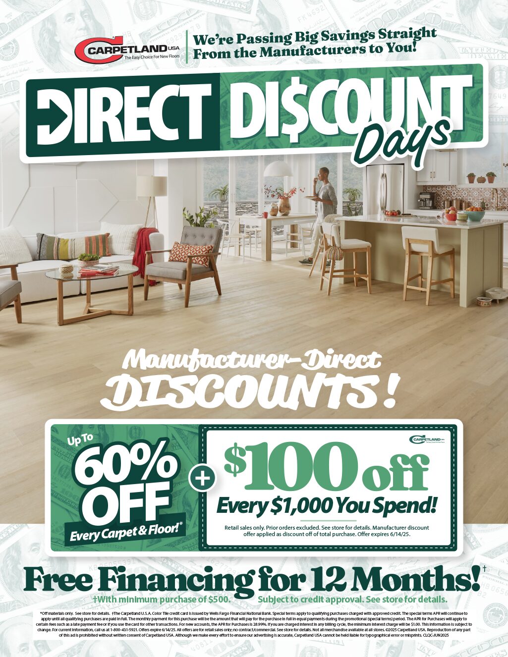 Direct Discount Days Flyer