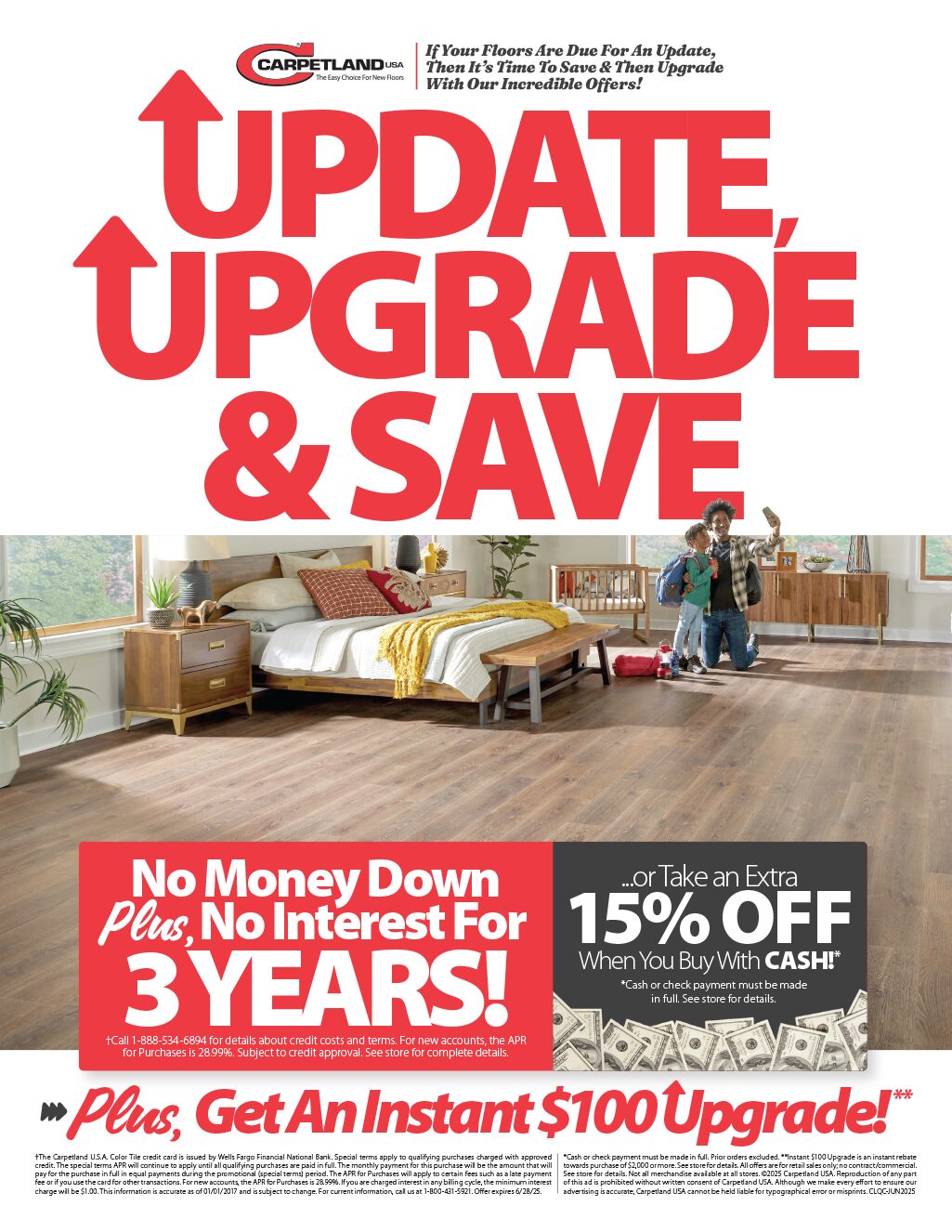 Update, Upgrade & Save Sale Flyer