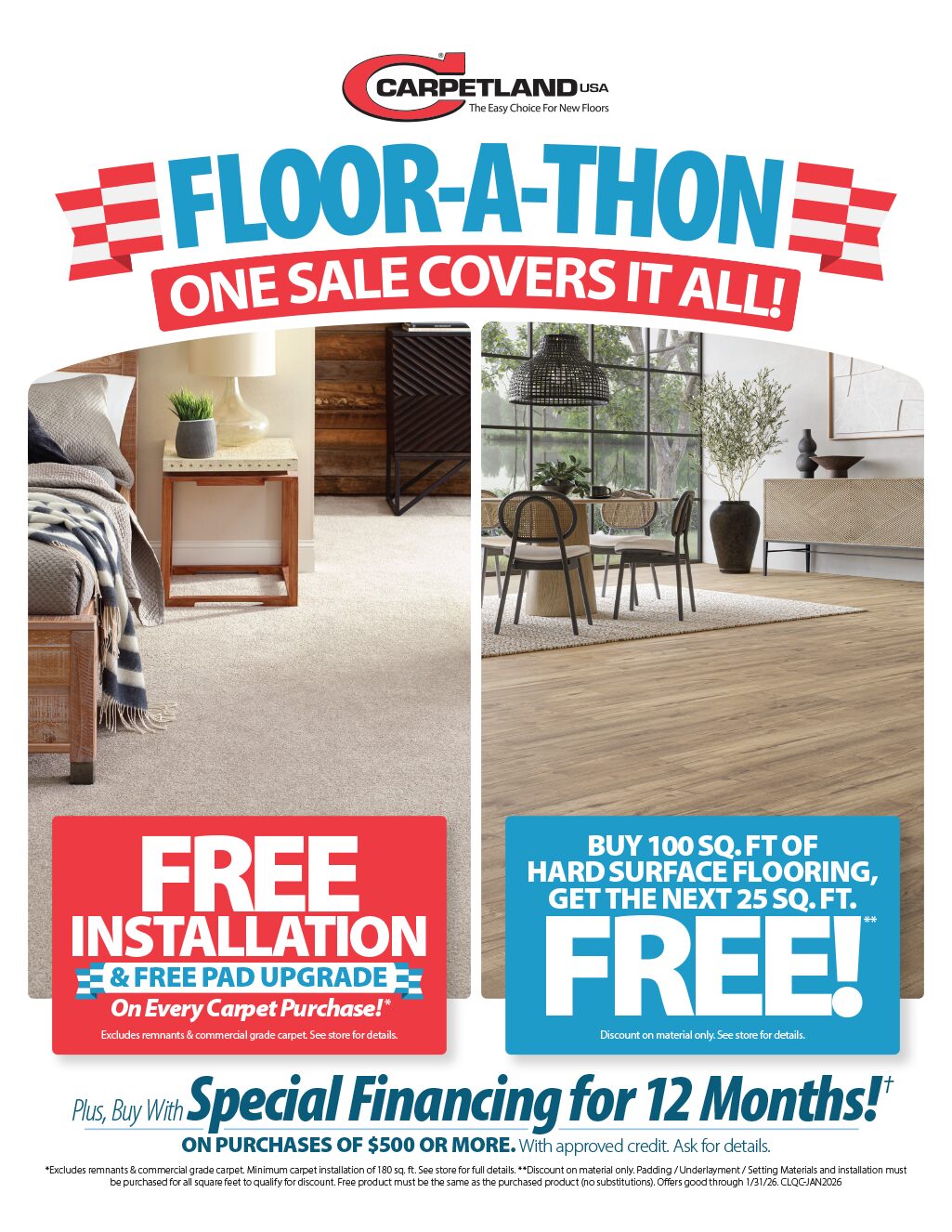 Floor-a-Thon Sale Flyer