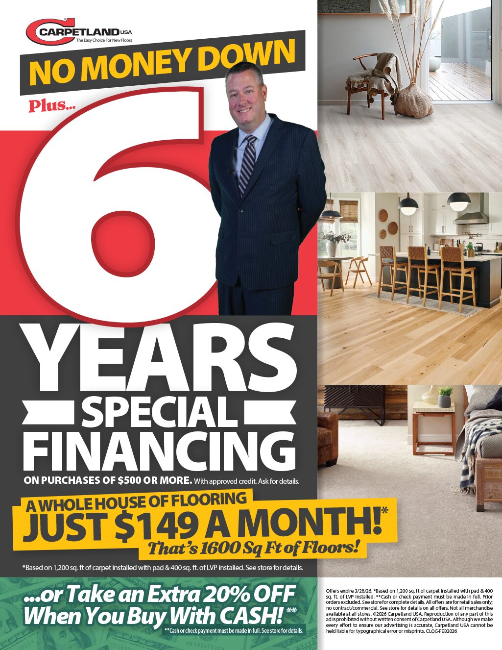 Six Year Special Finance Flyer