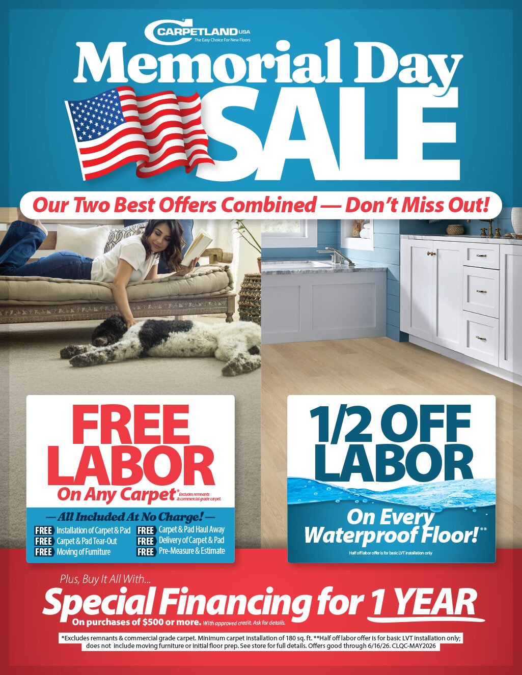 Memorial Day Sale Flyer