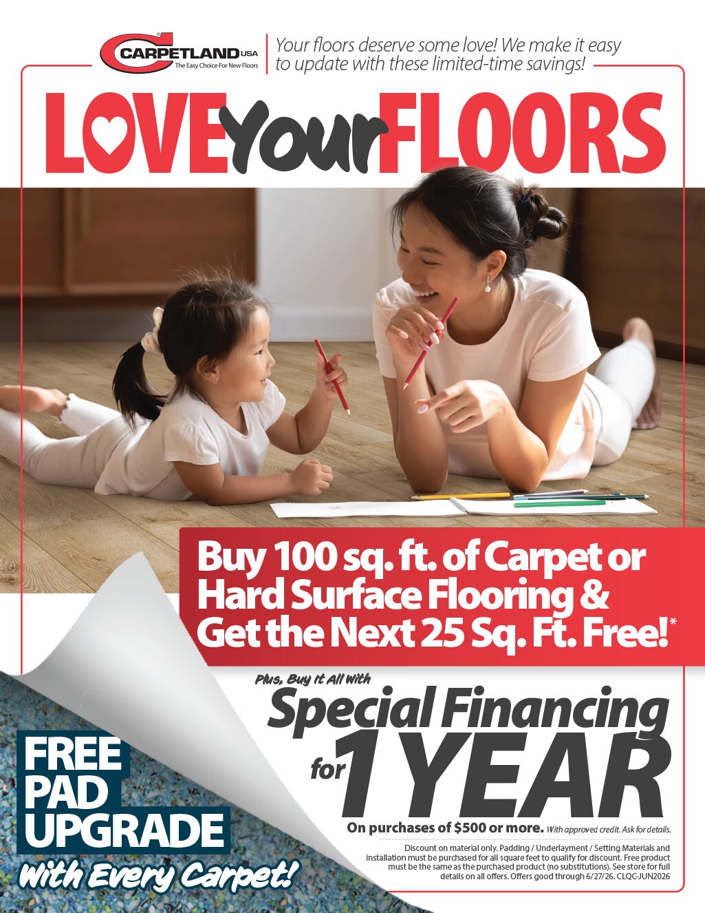 Love Your Floors Sale Flyer