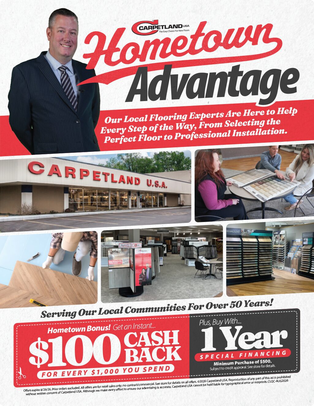 Hometown Advantage Sale Flyer