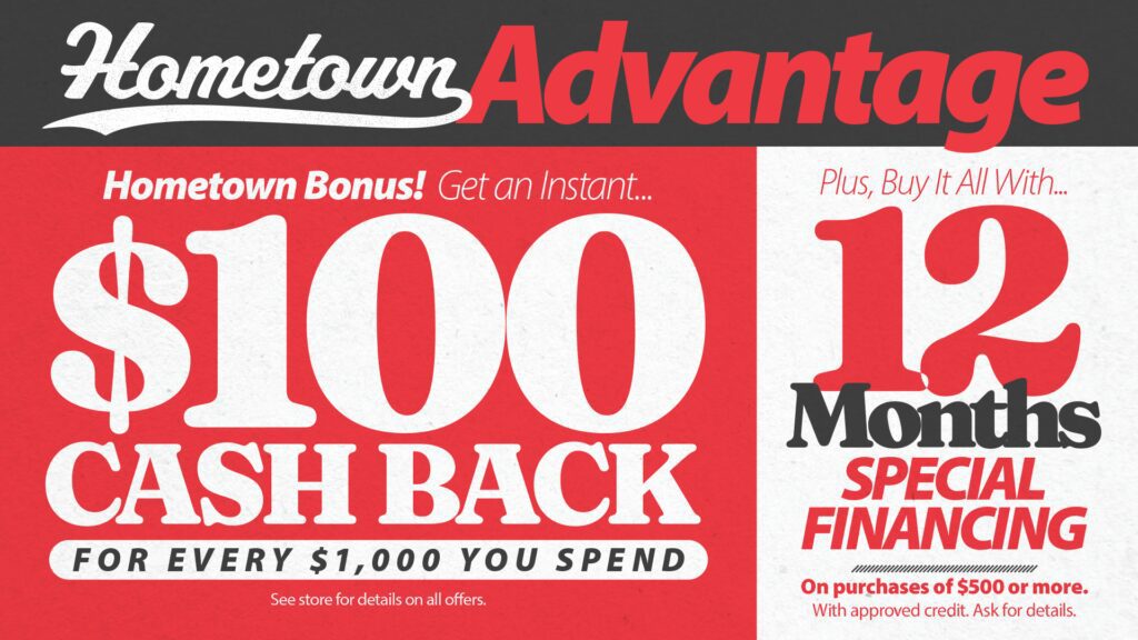 Hometown Advantage Sale