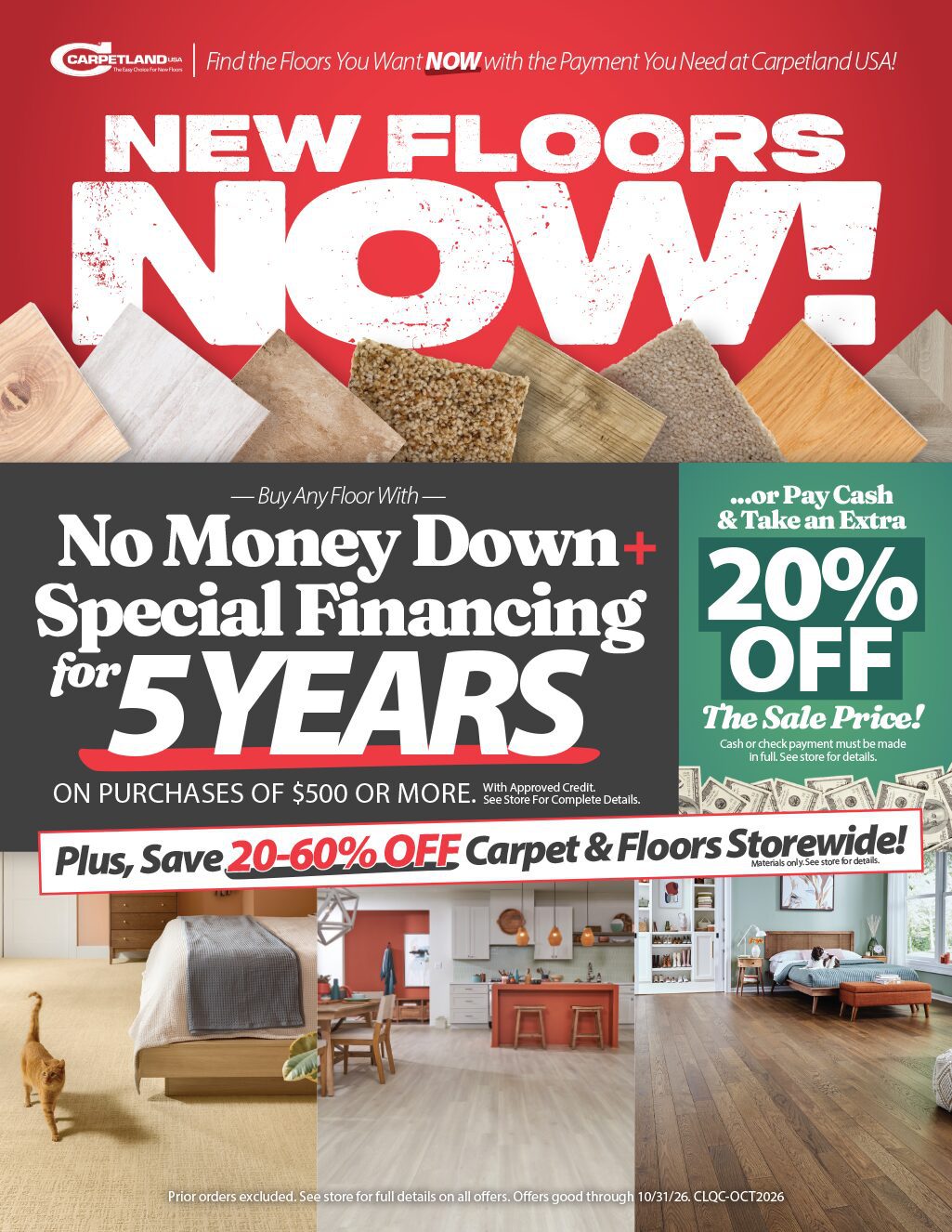 New Floors Now Sale Flyer