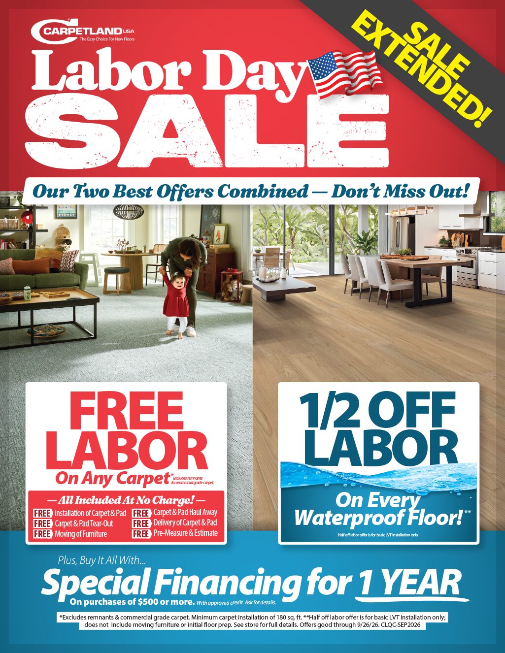 Labor Day Sale Flyer